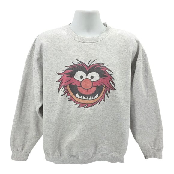 Vintage Hanes Ultimate Cotton Adult Large Sweatshirt Disney Animal The Muppets - Picture 1 of 15